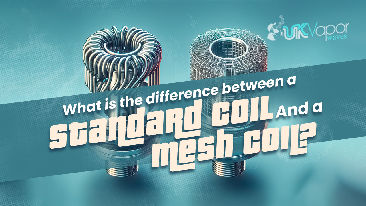 What is the difference between a standard coil and a mesh coil?