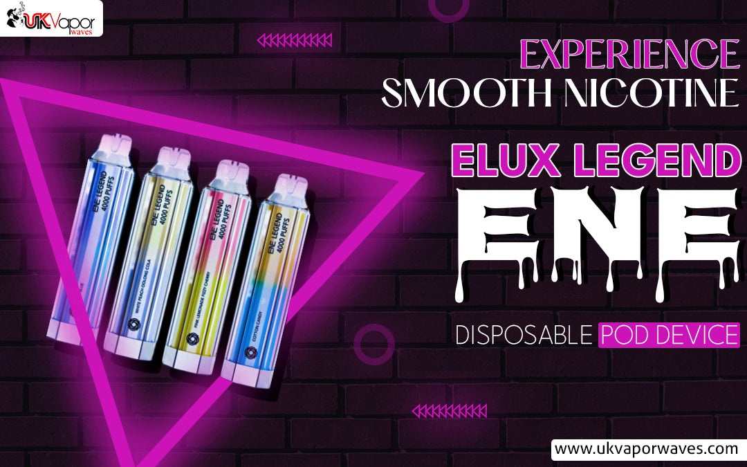 Experience Smooth Nicotine Elux Legend ENE Disposable Pod Device