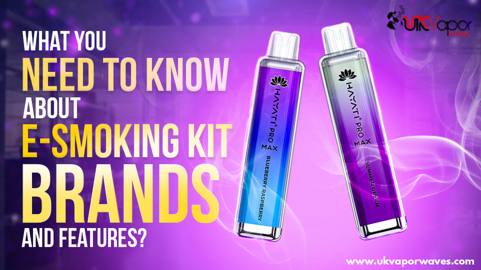 What You Need To Know About E-smoking Kit Brands And Features