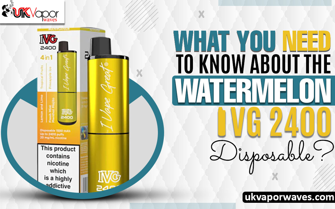 What You Need to Know About the Watermelon IVG 2400 Disposable?