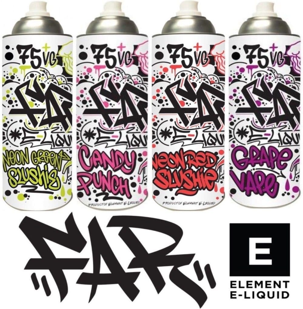 FAR E Liquid by Element 100ml 0mg Shake Vape Series Vape Juice 0 Mg 3