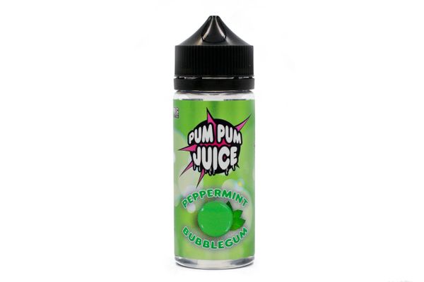 Pum Pum Juice Peppermint Bubblegum  120ml E Liquid