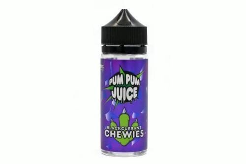 Pum Pum Juice Black Currant Chewies 120ml E Liquid