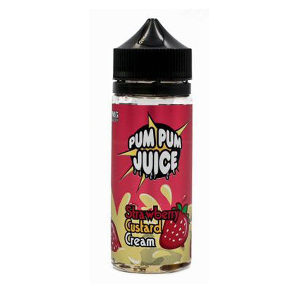Pum Pum Juice Strawberry Custard Cream 120ml E Liquid