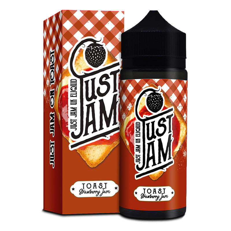 Just Jam E Liquid 100ml 0mg 80/20 Kstrd Biscuit Sponge Summer Jams Full Range UK