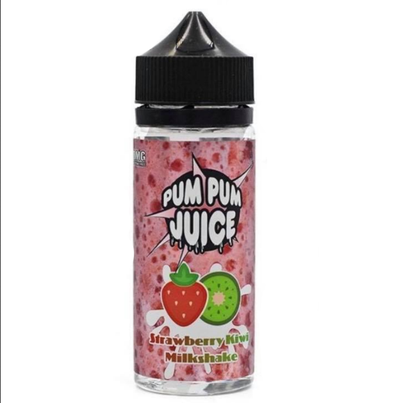 Pum Pum Strawberry Kiwi Milkshake 120ml E Liquid Juice