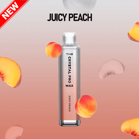 Crystal Pro Max Juicy Peach 4000 Disposable Box of 10 - £78.99