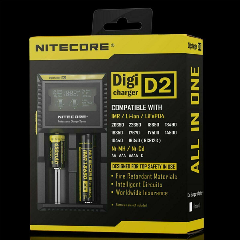 Nitecore Digi Charger D2 Batteries Charger