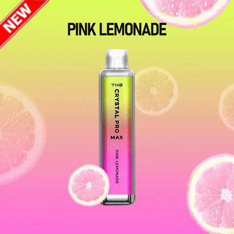 Crystal Pro Max Pink Lemonade 4000 Disposable Box of 10 - £78.99