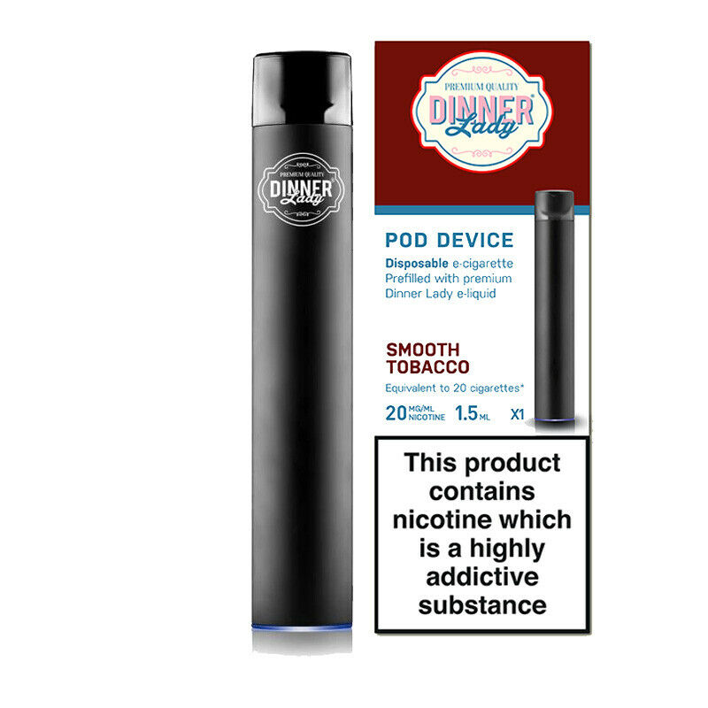 Smooth Tobacco -Dinner Lady Disposable Pod System | 20mg Salt