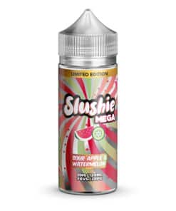 Sour Apple & Watermelon Shortfill E Liquid by Slushie Mega 100ml