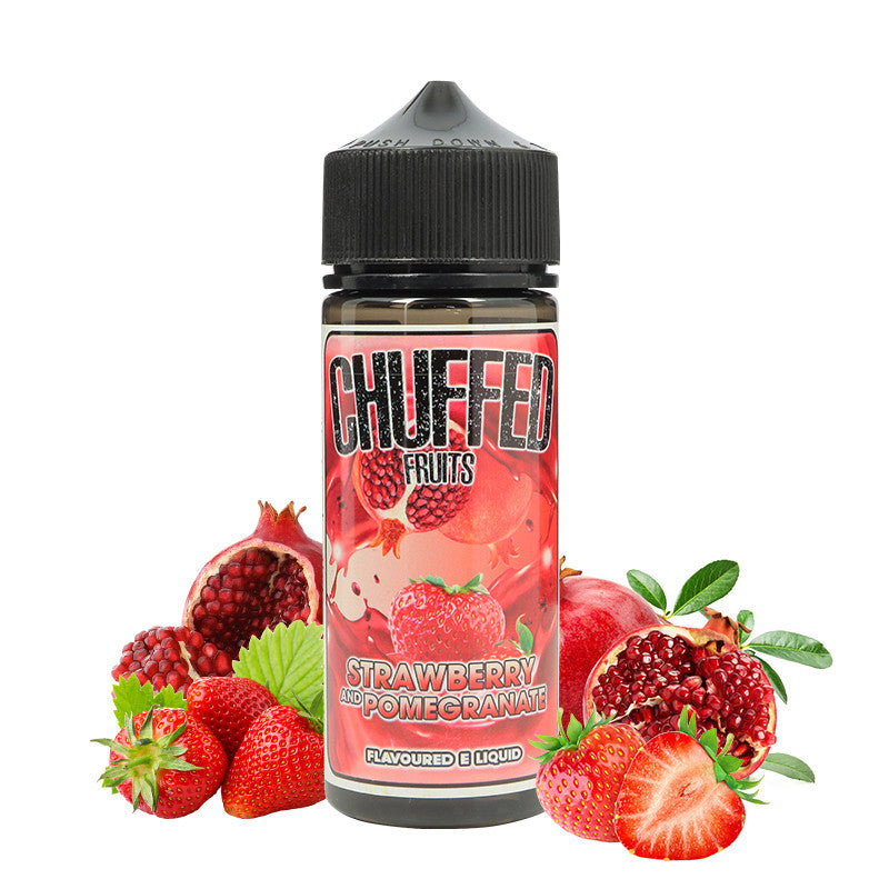 Strawberry and Pomegranate 100ml E Liquid By Chuffed