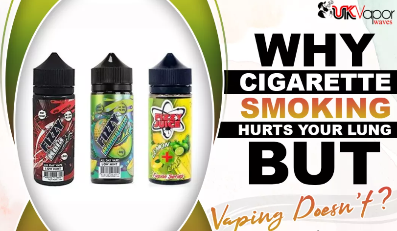 Why Cigarette Smoking Hurts Your Lung But Vaping Doesn't?