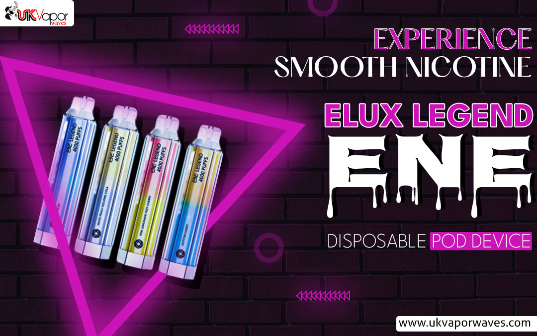 Experience Smooth Nicotine Elux Legend ENE Disposable Pod Device 