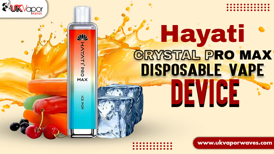 Hayati Crystal Pro Max Disposable Vape Device - Uk Vapor Waves Hayati Crystal Pro Max Disposable Vape Device - Uk Vapor Waves