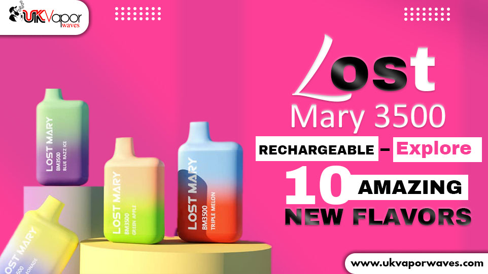 Lost Mary 3500 Rechargeable Explore 10 Amazing New Flavors - Uk Vapor Waves Lost Mary 3500 Rechargeable Explore 10 Amazing New Flavors - Uk Vapor Waves