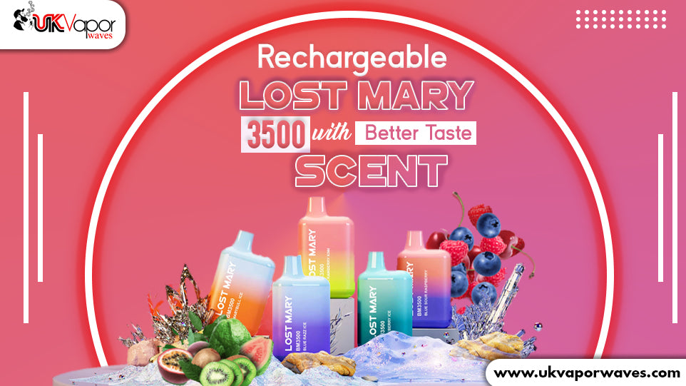 Rechargeable Lost Mary 3500 with Better Taste Scent