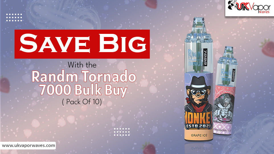 Save Big With the Randm Tornado 7000 Bulk Buy (Pack of 10) - Uk Vapor Waves Save Big With the Randm Tornado 7000 Bulk Buy (Pack of 10) - Uk Vapor Waves