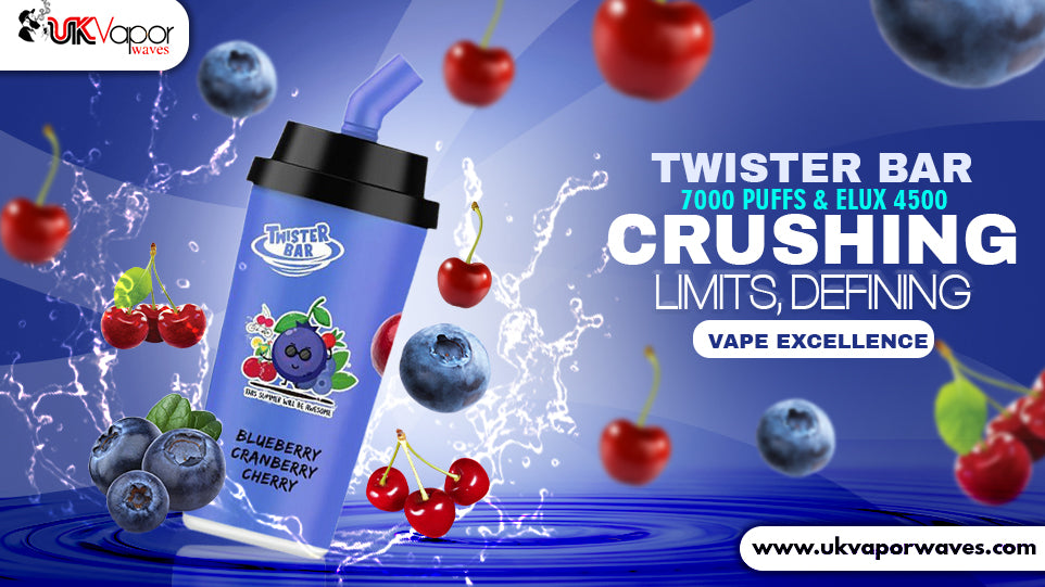 Twister Bar 7000 Puffs & Elux 4500: Crushing Limits, Defining Vape Excellence - Uk Vapor Waves Twister Bar 7000 Puffs & Elux 4500: Crushing Limits, Defining Vape Excellence - Uk Vapor Waves