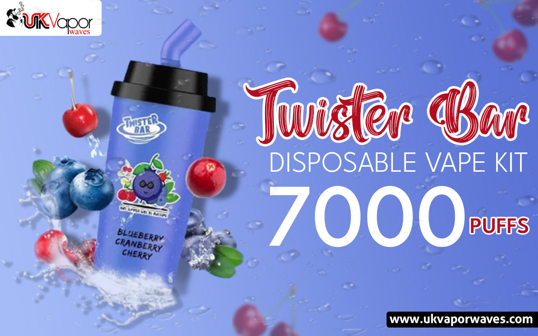 Twister Bar Disposable Vape Kit 7000 Puffs - Uk Vapor Waves Twister Bar Disposable Vape Kit 7000 Puffs - Uk Vapor Waves