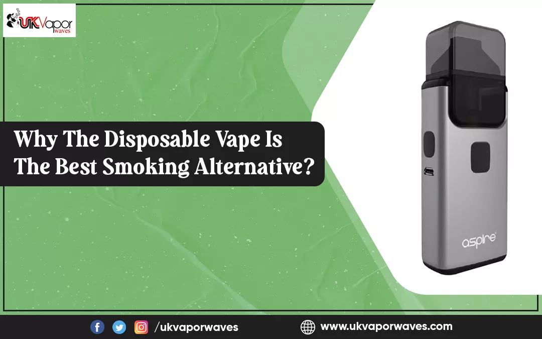 Why The Disposable Vape Is The Best Smoking Alternative?