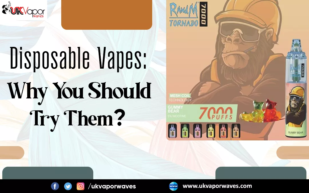 Disposable Vapes: Why You Should Try Them?