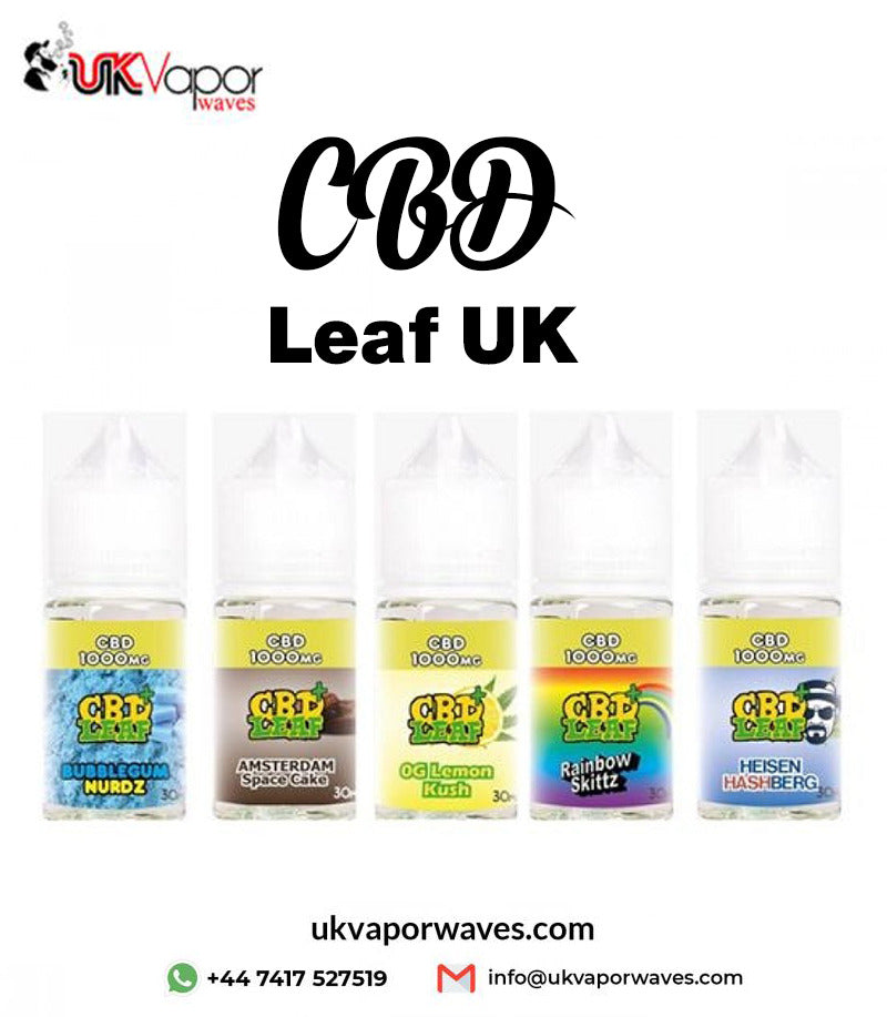 What are effects and benefits of vaping CBD leaf and e-liquids in the UK?