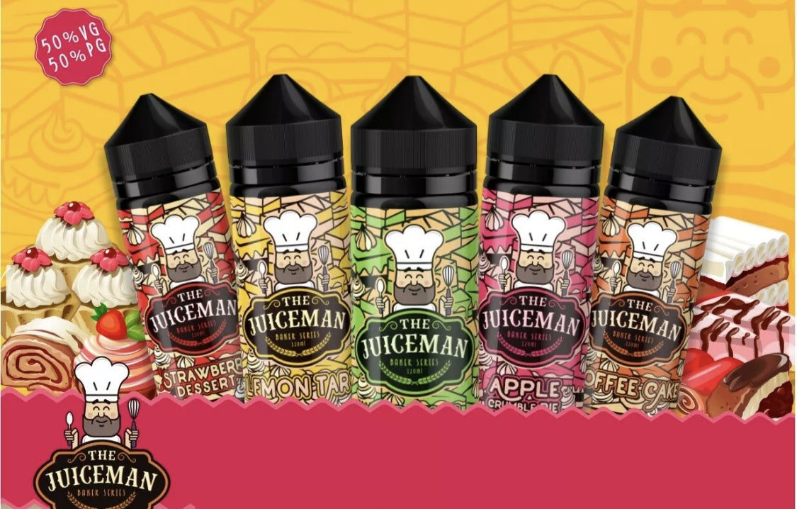 Juiceman Eliquid | Juiceman Baker E Liquid 50/50 VG/PG - Uk Vapor Waves Juiceman Eliquid | Juiceman Baker E Liquid 50/50 VG/PG - Uk Vapor Waves