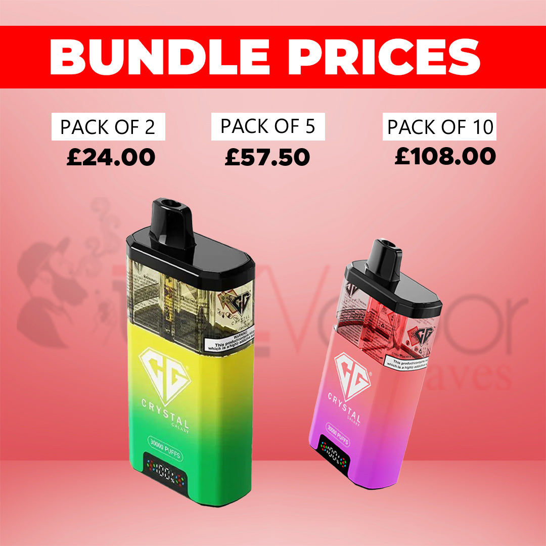 Crystal Galaxy Focus 30000 30k Puff Prefileld Pod Vape Kit