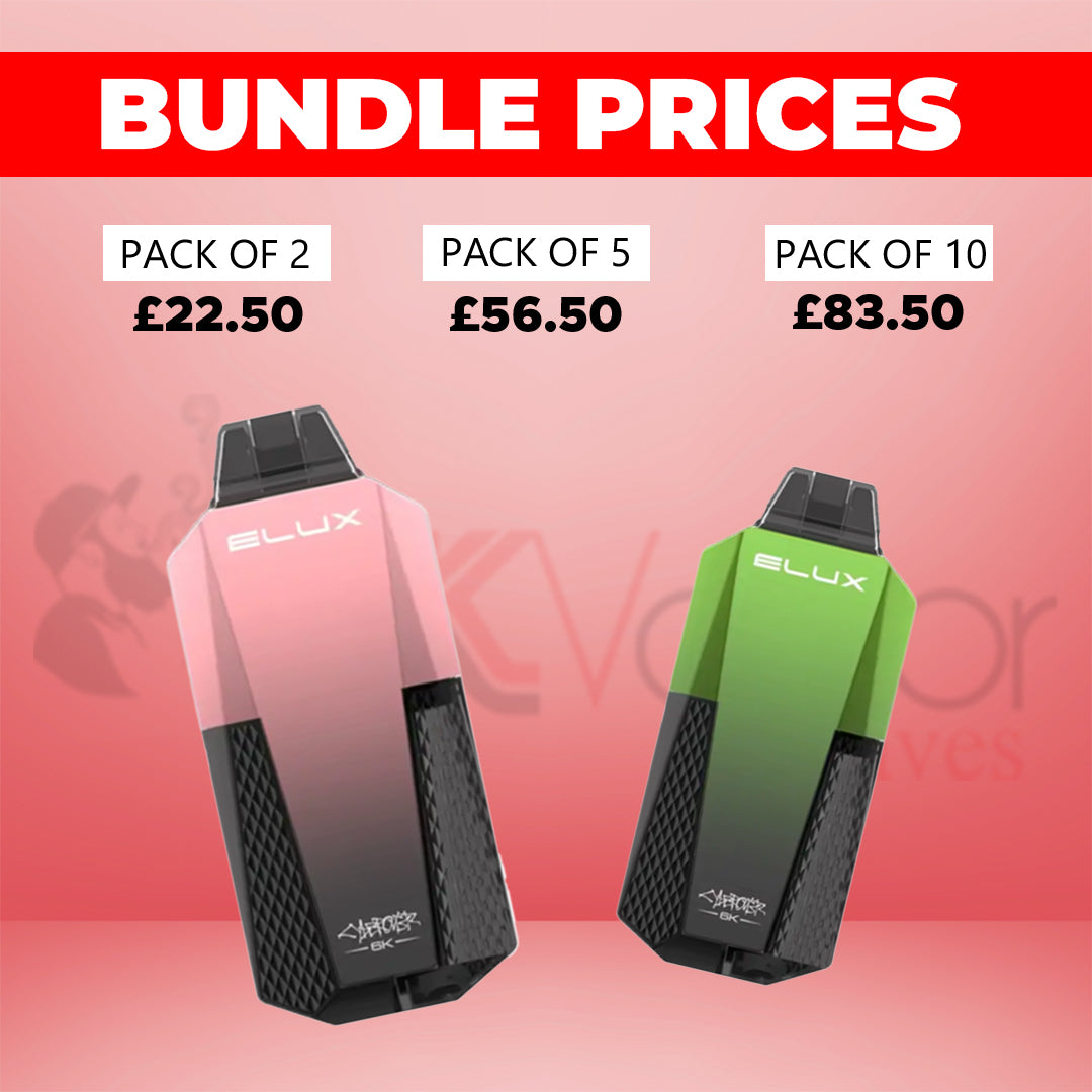 elux cyberover 6k pods Lemon Lime Elux CyberOver 6000 Puff 6K Pod Vape Kit main image 0