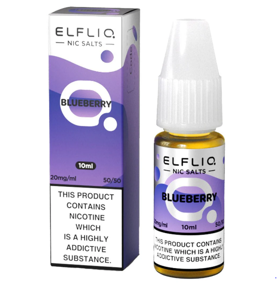 ELFLIQ ELF BAR Blueberry 10ml Nic Salts E-liquids -£15.89