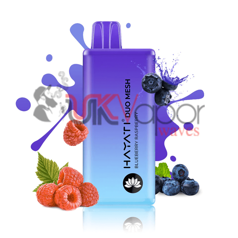 Blueberry Raspberry Hayati Mesh Duo 7000 Puff Vape Device