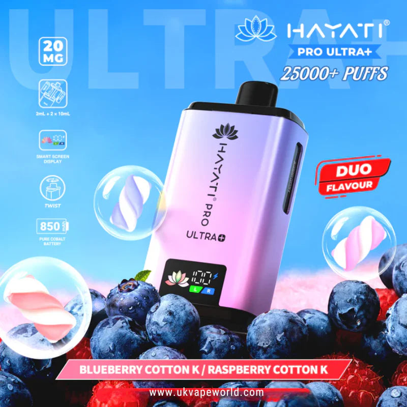 Hayati Pro Ultra Plus 25000 Puffs Prefilled Pod Kit Dual Flavor