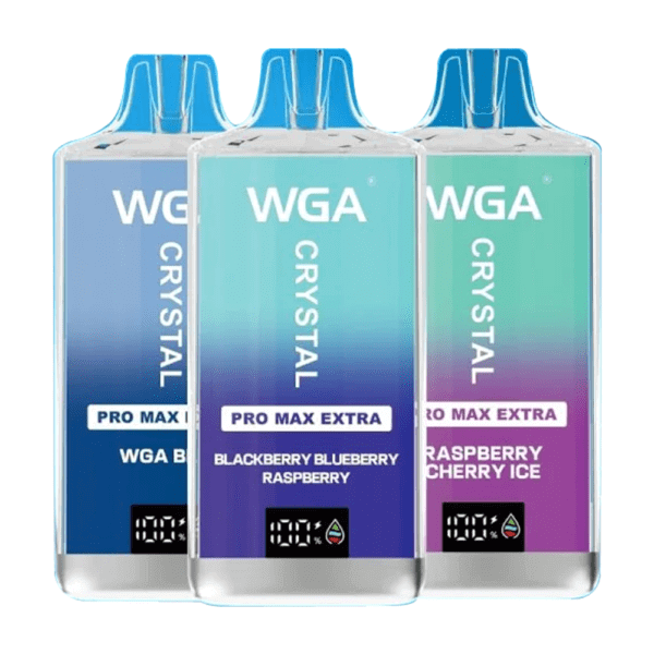 WGA BLUE Crystal Pro Max 15000 Disposable Vape Wga Led Display