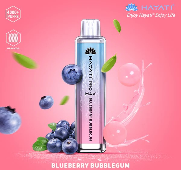 Hayati Pro Max Blueberry Bubblegum 4000 Disposable