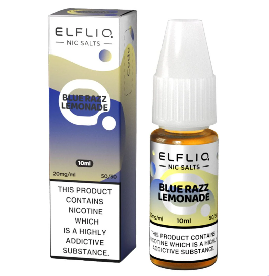 ELFLIQ ELF BAR Blue Razz Lemonade 10ml Nic Salts E-liquids