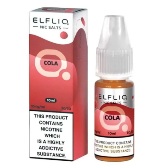 ELFLIQ ELF BAR Cola 10ml Nic Salts E-liquids 