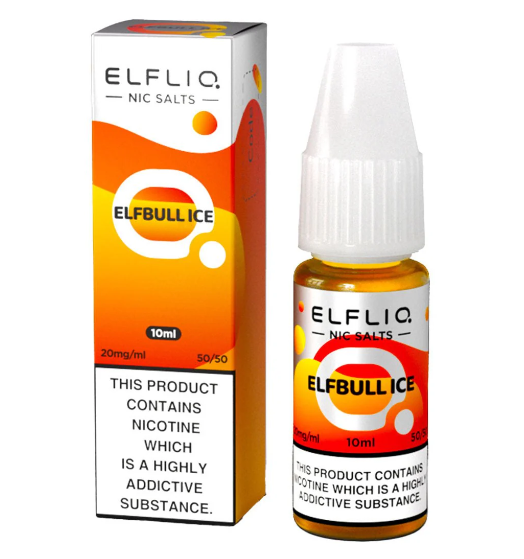 ELFLIQ ELF BAR Elfbull Ice (Energy Ice) 10ml Nic Salts E-liquids