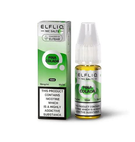 ELFLIQ ELF BAR Pina Colada 10ml Nic Salts E-liquids 