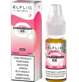 ELFLIQ ELF BAR Strawberry Ice 10ml Nic Salts