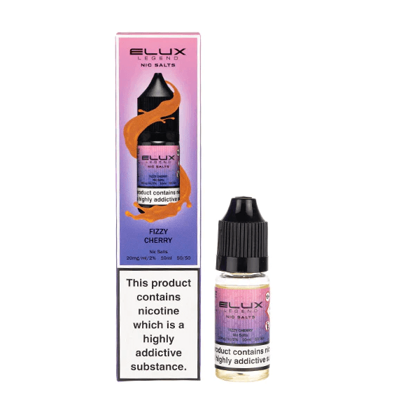 Fizzy Cherry Nic Salt E-Liquid by Elux Legend Pack of 10 - £24.99