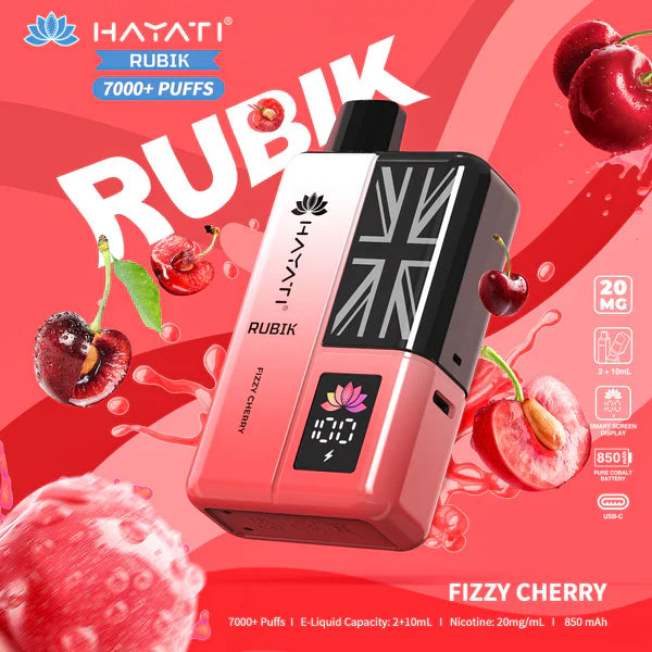 Hayati Rubik 7000. 7k Puffs Vape Kit - Lowest Price