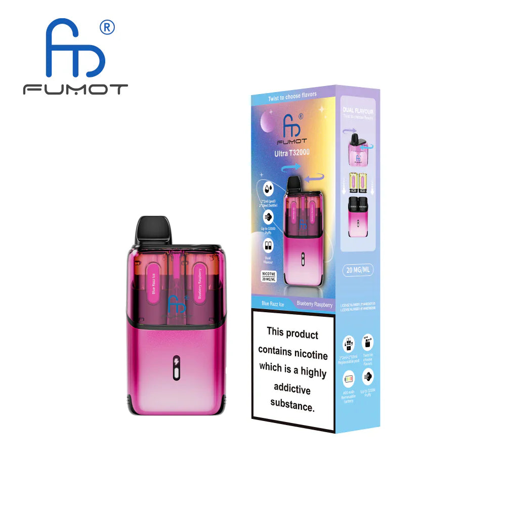 Fumot Ultra T32000, 32k Puffs Prefilled Pod Vape Kit - Uk Vapor Waves Fumot Ultra T32000, 32k Puffs Prefilled Pod Vape Kit - Uk Vapor Waves