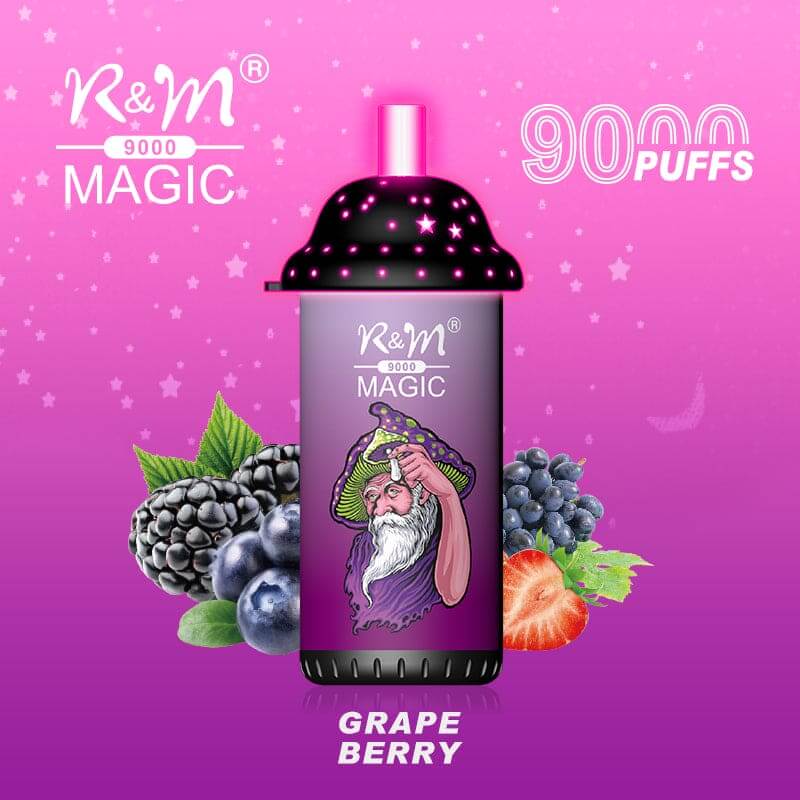 Grape Berry R&M Magic 9000 Puffs