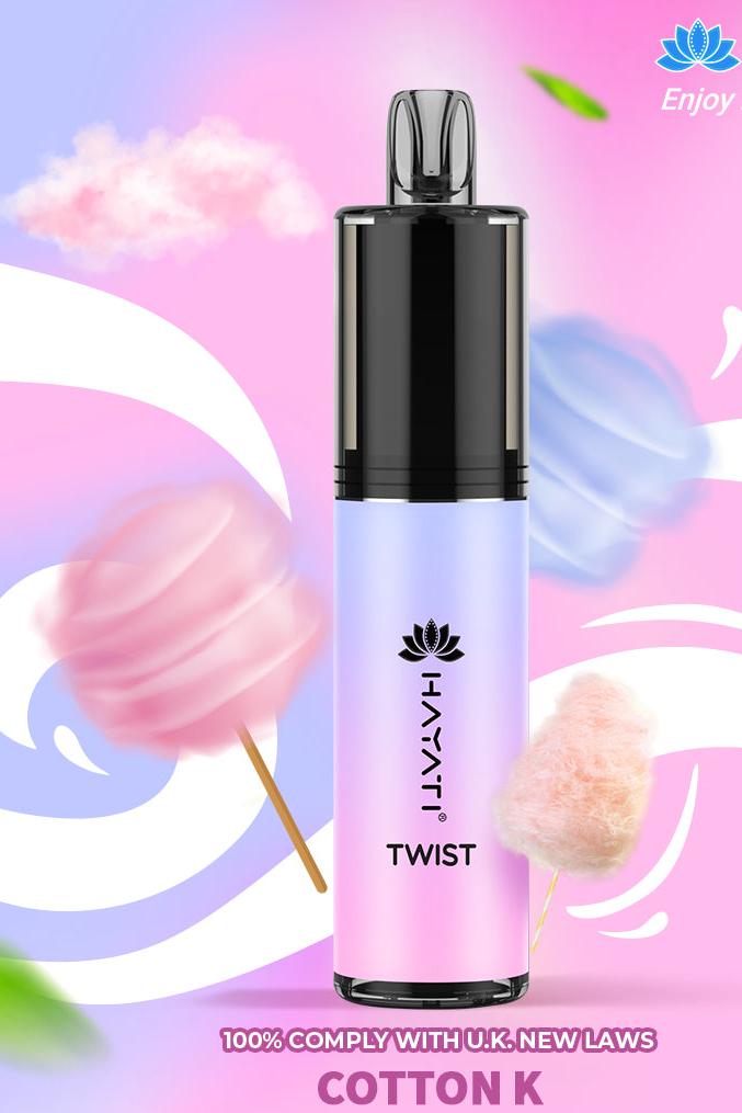 Cotton Candy Hayati Twist 5000 Puffs Disposable Pod