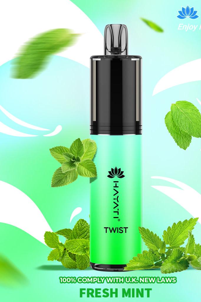 Fresh Mint Hayati Twist 5000 Disposable Vape Device