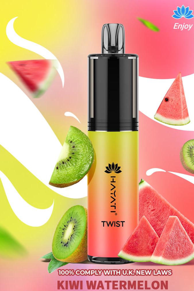 Kiwi Watermelon Hayati Twist 5000 Vape Device