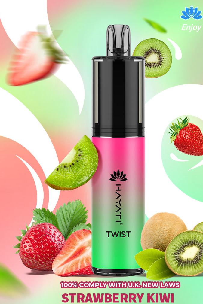 Strawberry Kiwi Hayati Twist 5000 Disposable Vape