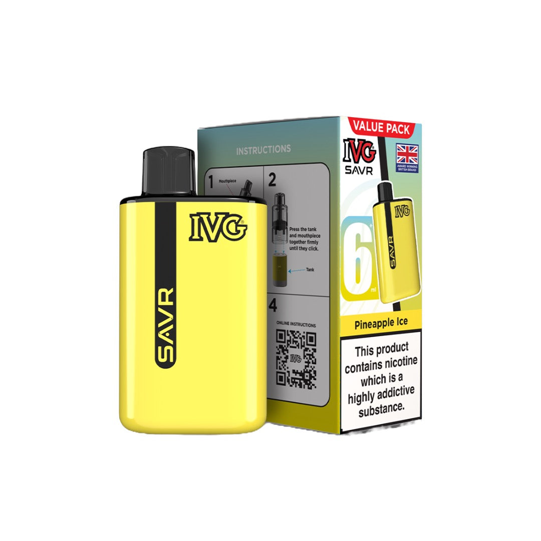 IVG SAVR Prefilled Pod Vape Kit 3000 Puffs