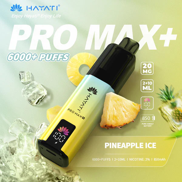 hayati crystal pro max 4000 zero mg HAYATI CRYSTAL PRO MAX DISPOSABLE VAPE 4000 Puffs-20mg main image 0